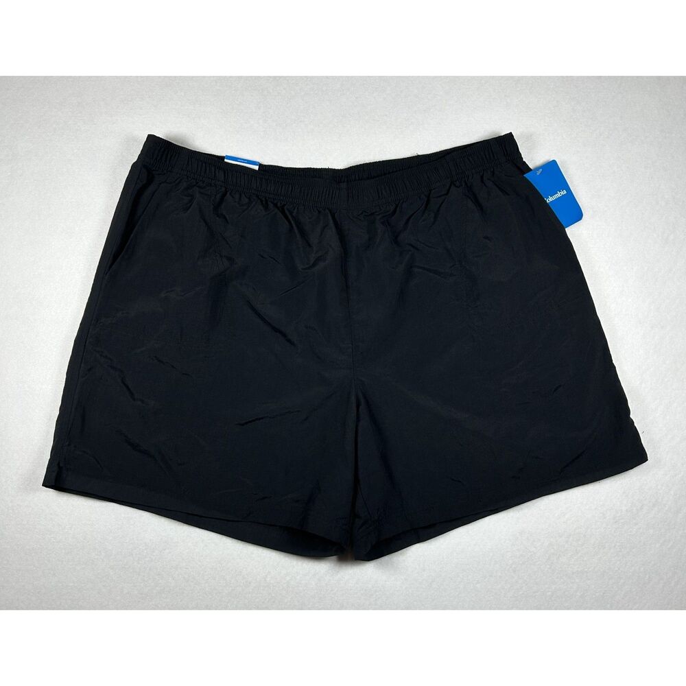 NWT Columbia Sandy River Shorts Womens 2X Black 6" Inseam Nylon Hiking Water - Picture 1 of 7